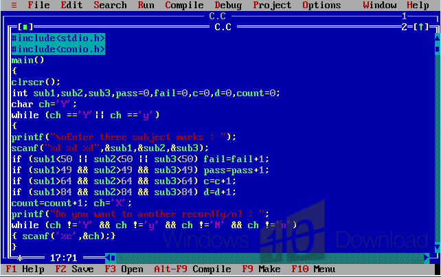 Turbo C Software Free Download For Mac